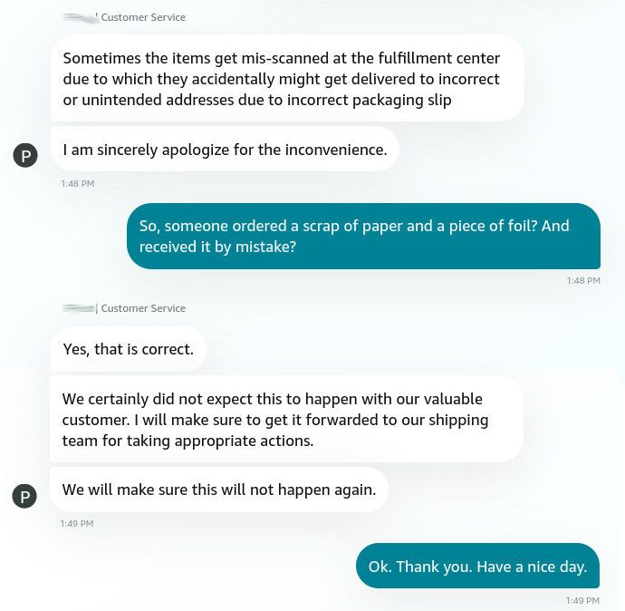 Amazon Customer Service and the Case of the Mysterious Package