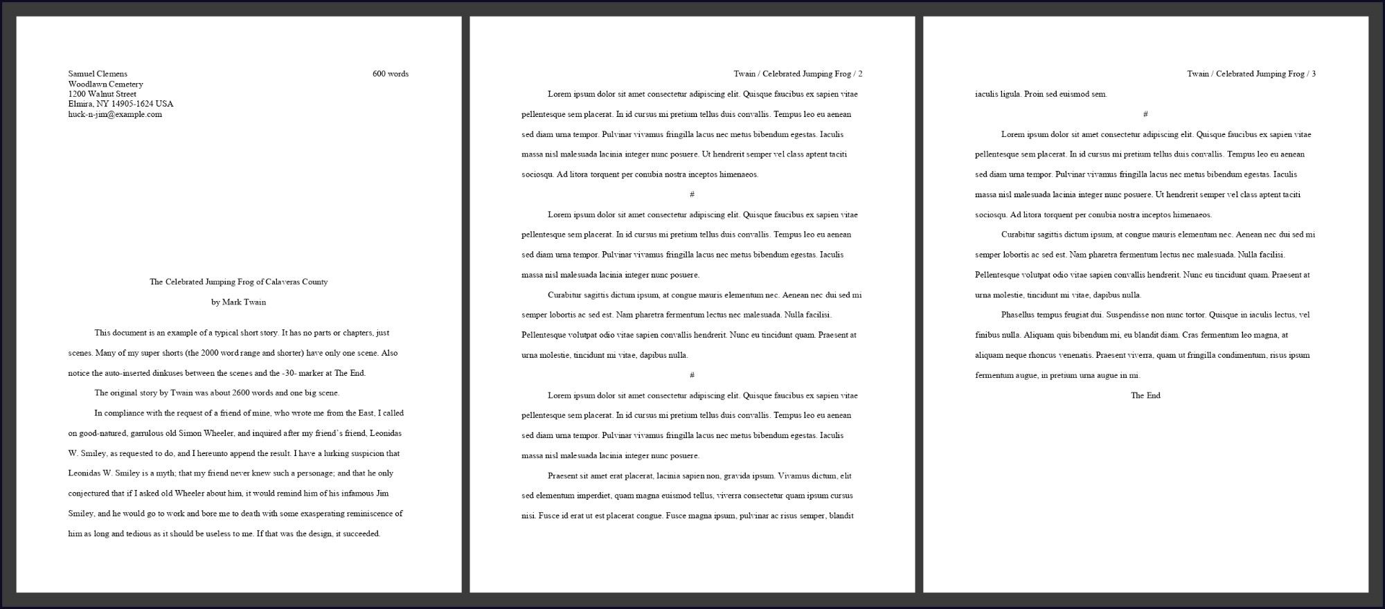 The Industry Standard Manuscript