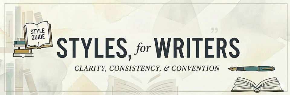 Styles, for Writers